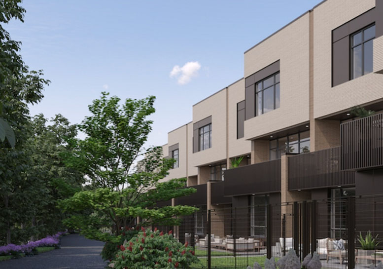 HIGH-END TOWNHOUSES SLATED FOR NORTH BRANCH SITE WHERE PAST PLANS FIZZLED