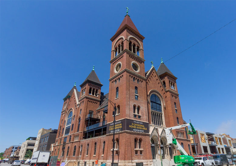RESIDENTIAL CONVERSION OF ST. BONIFACE CHURCH CONTINUES IN NOBLE SQUARE