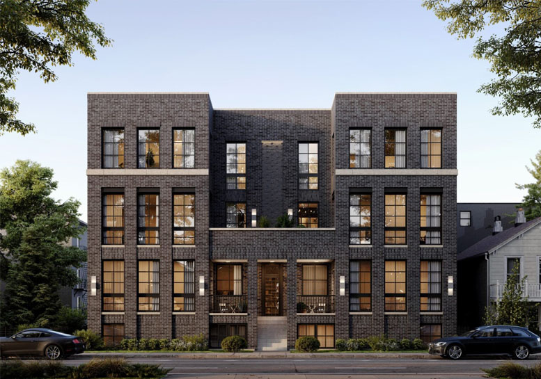 CONSTRUCTION CONTINUES ON RESIDENTIAL DEVELOPMENT AT 1712 W AUGUSTA BOULEVARD IN WEST TOWN